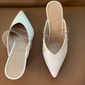 New White ASOS Wedge Heels Size 7 Shoes